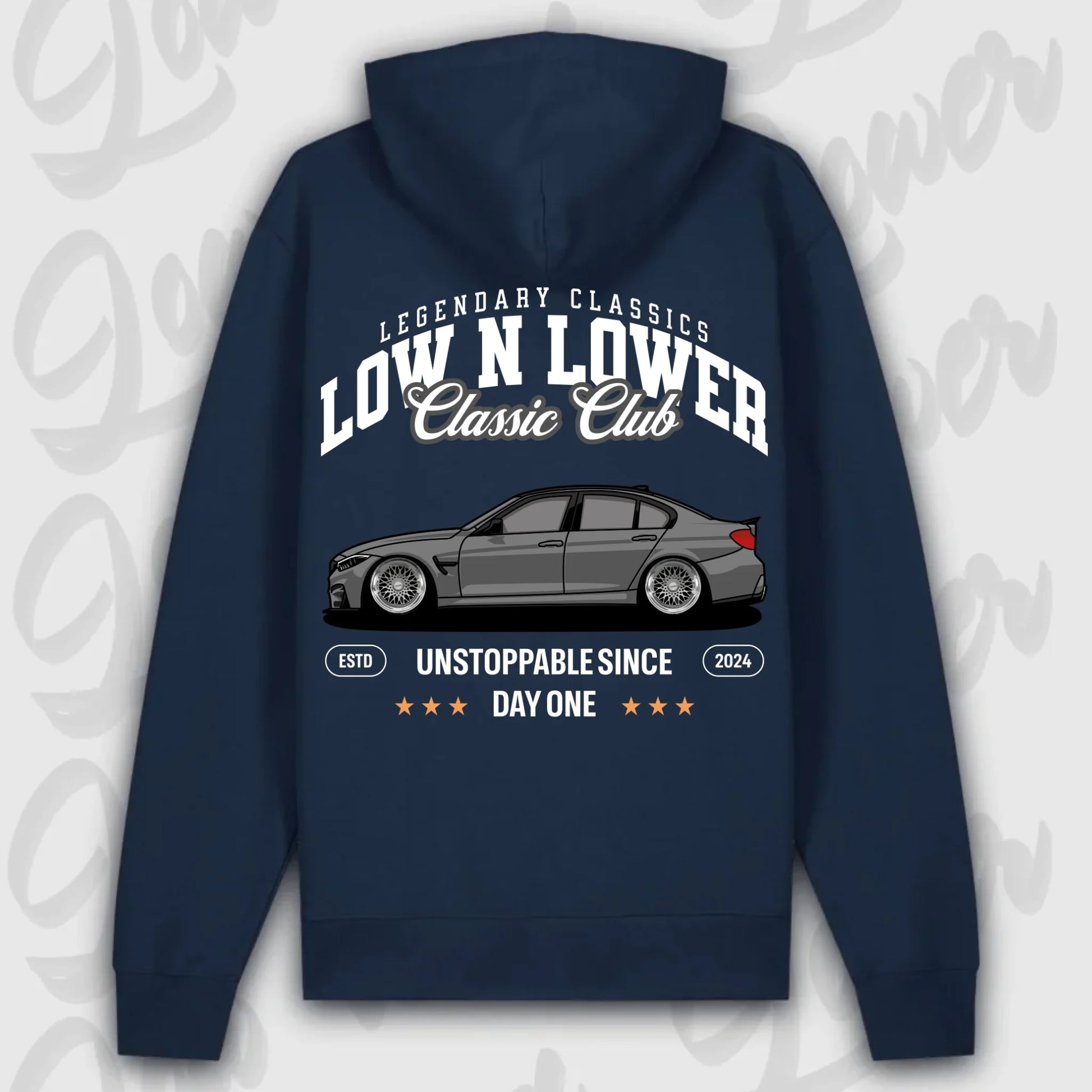 Hoodie F-82 - personalisierbar Premium Hoodie French-Navy