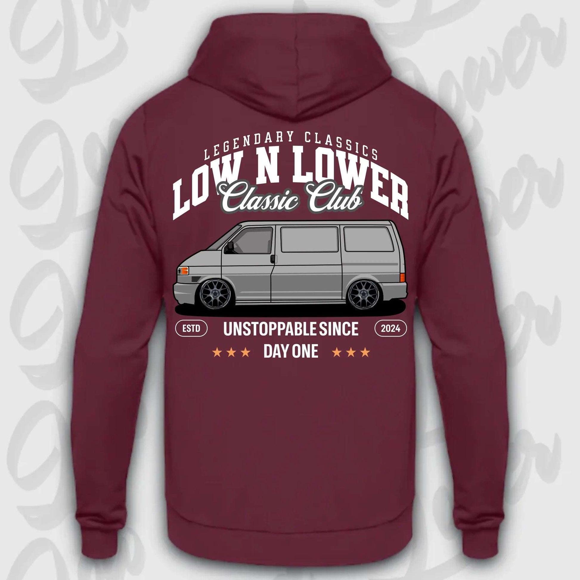 Hoodie T4 - personalisierbar Standard Hoodie Burgundy