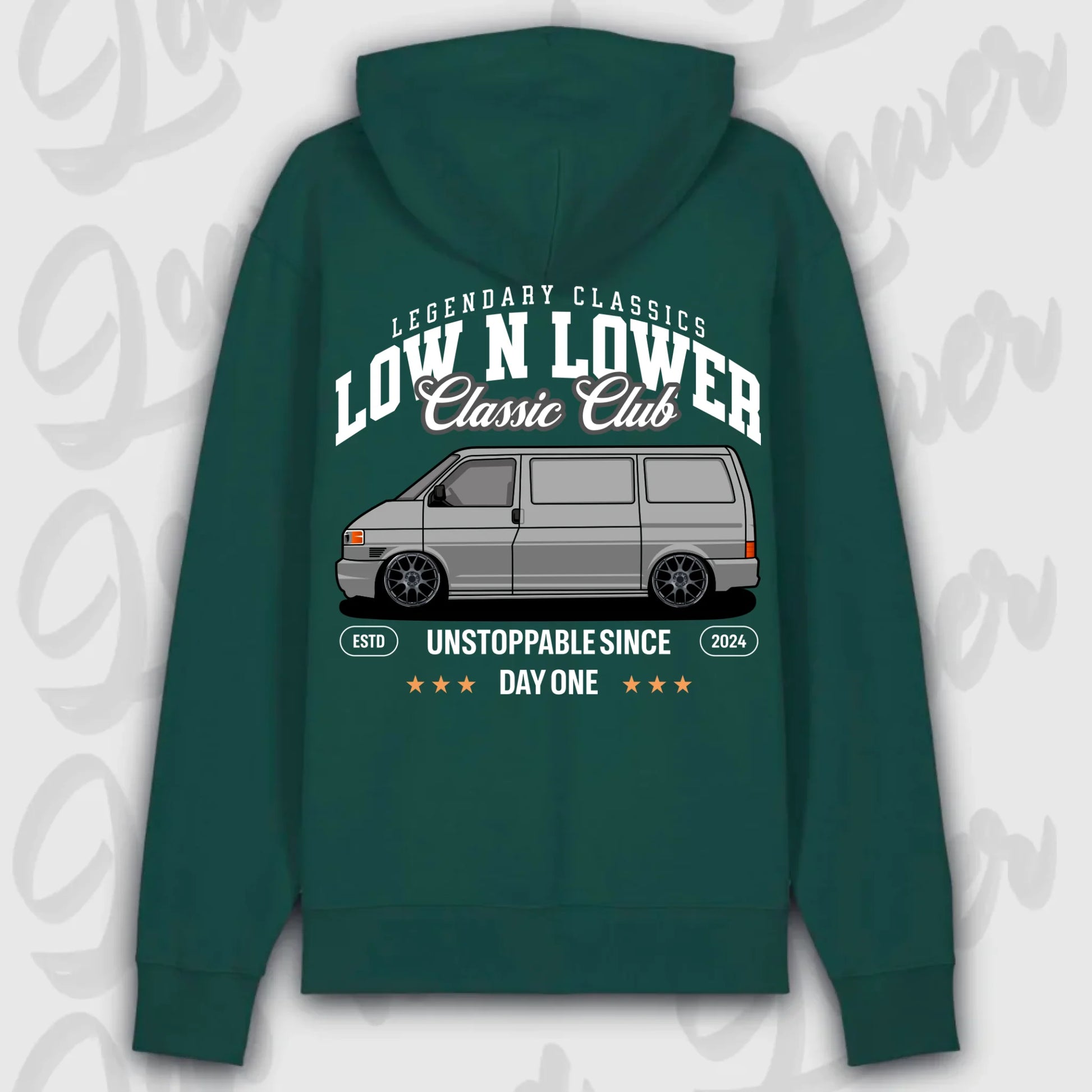Hoodie T4 - personalisierbar Premium Hoodie Glazed-Green