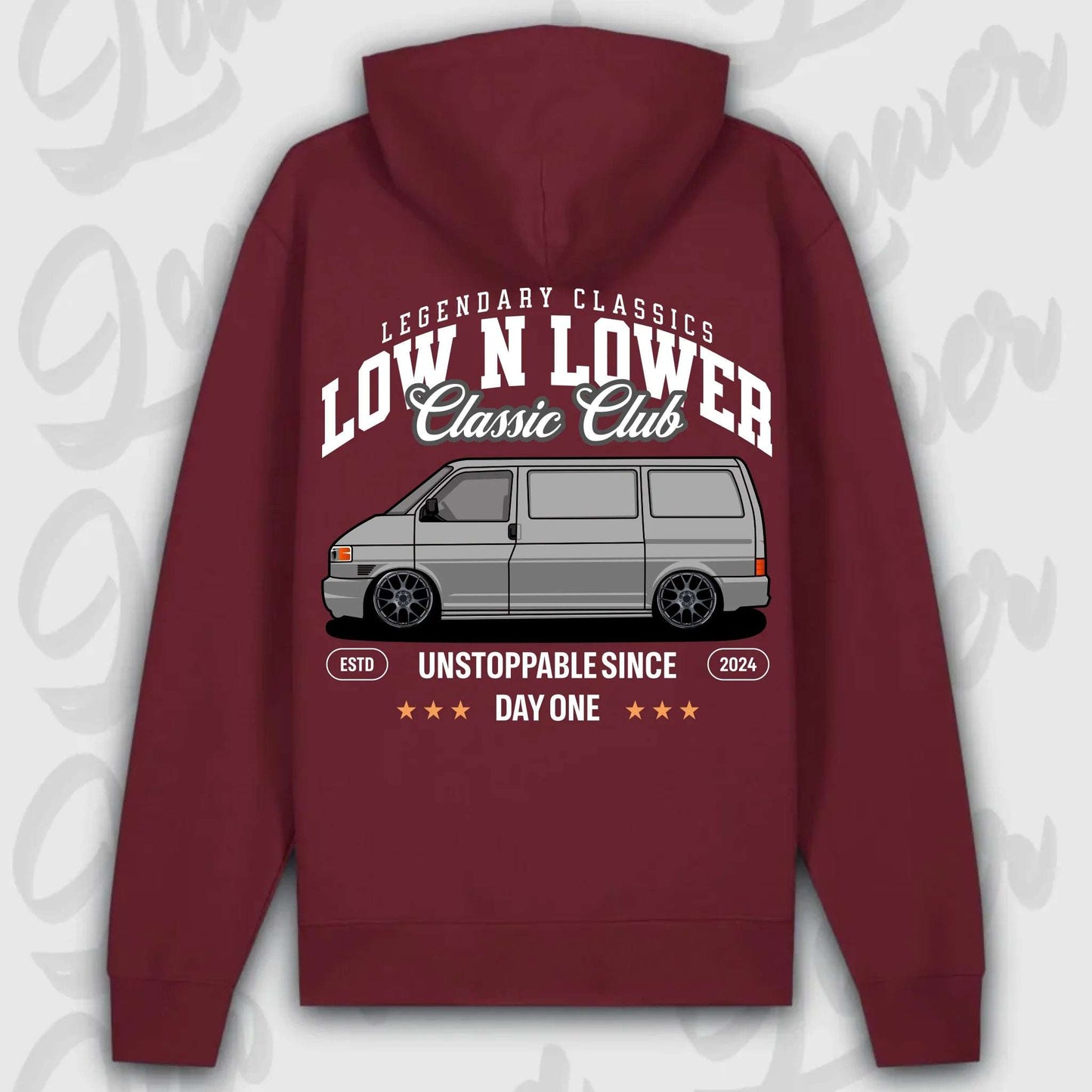Hoodie T4 - personalisierbar Premium Hoodie Burgundy