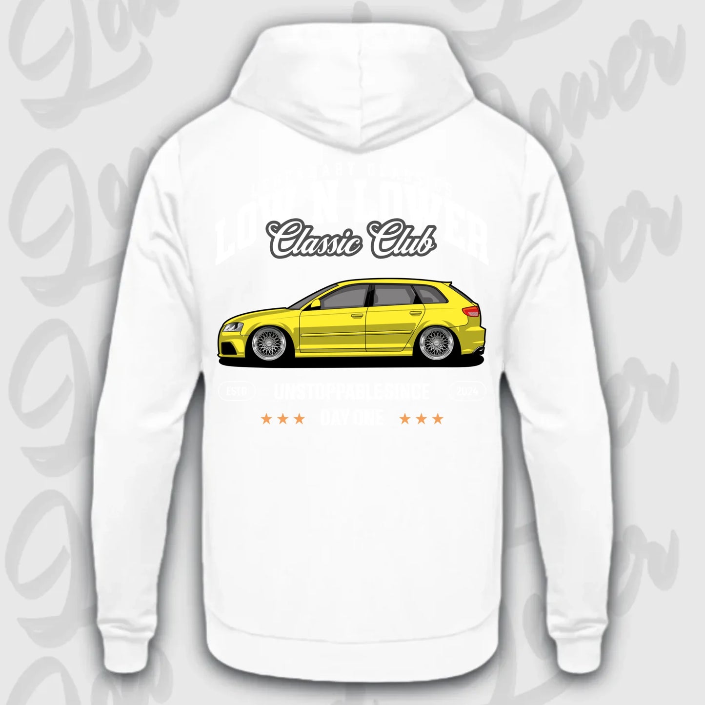 Hoodie RS3 8P - personalisierbar Standard Hoodie Arctic-White