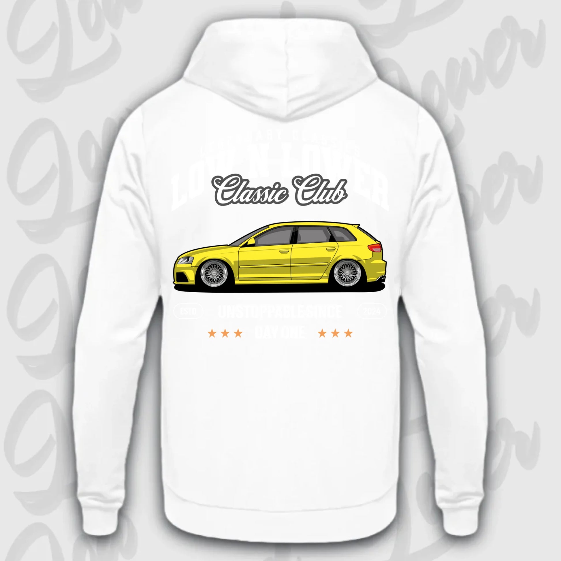 Hoodie RS3 8P - personalisierbar Standard Hoodie Arctic-White