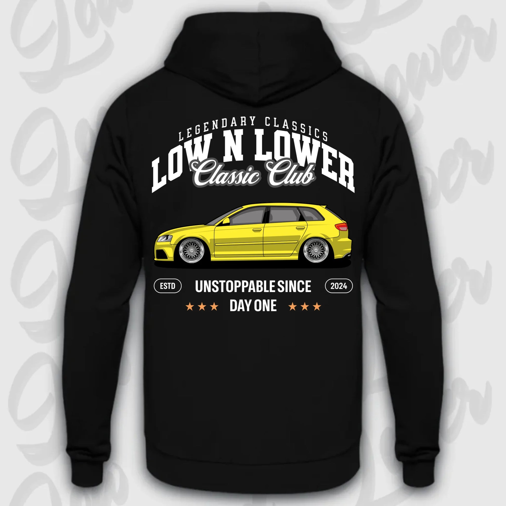 Hoodie RS3 8P - personalisierbar Standard Hoodie Deep-Black
