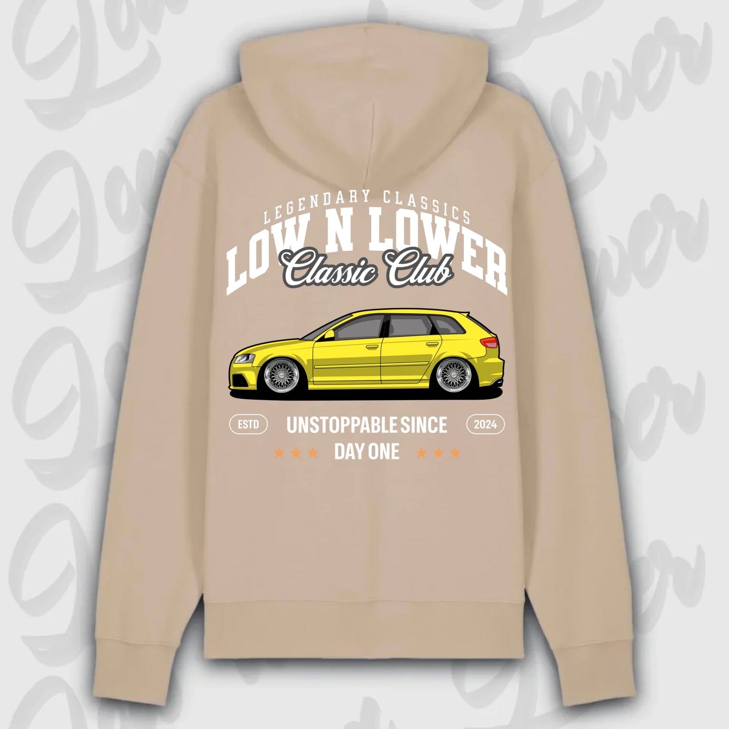 Hoodie RS3 8P - personalisierbar Premium Hoodie Desert-Dust