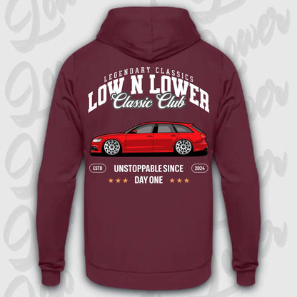 Hoodie RS6 Avant - personalisiert Standard Hoodie Burgundy