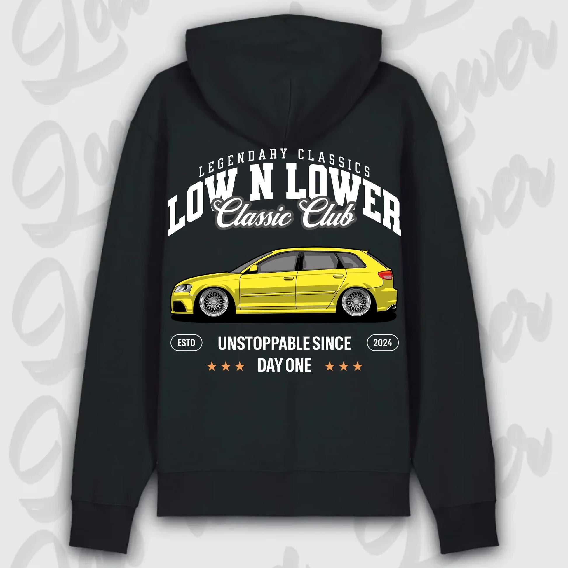 Hoodie RS3 8P - personalisierbar Premium Hoodie Black