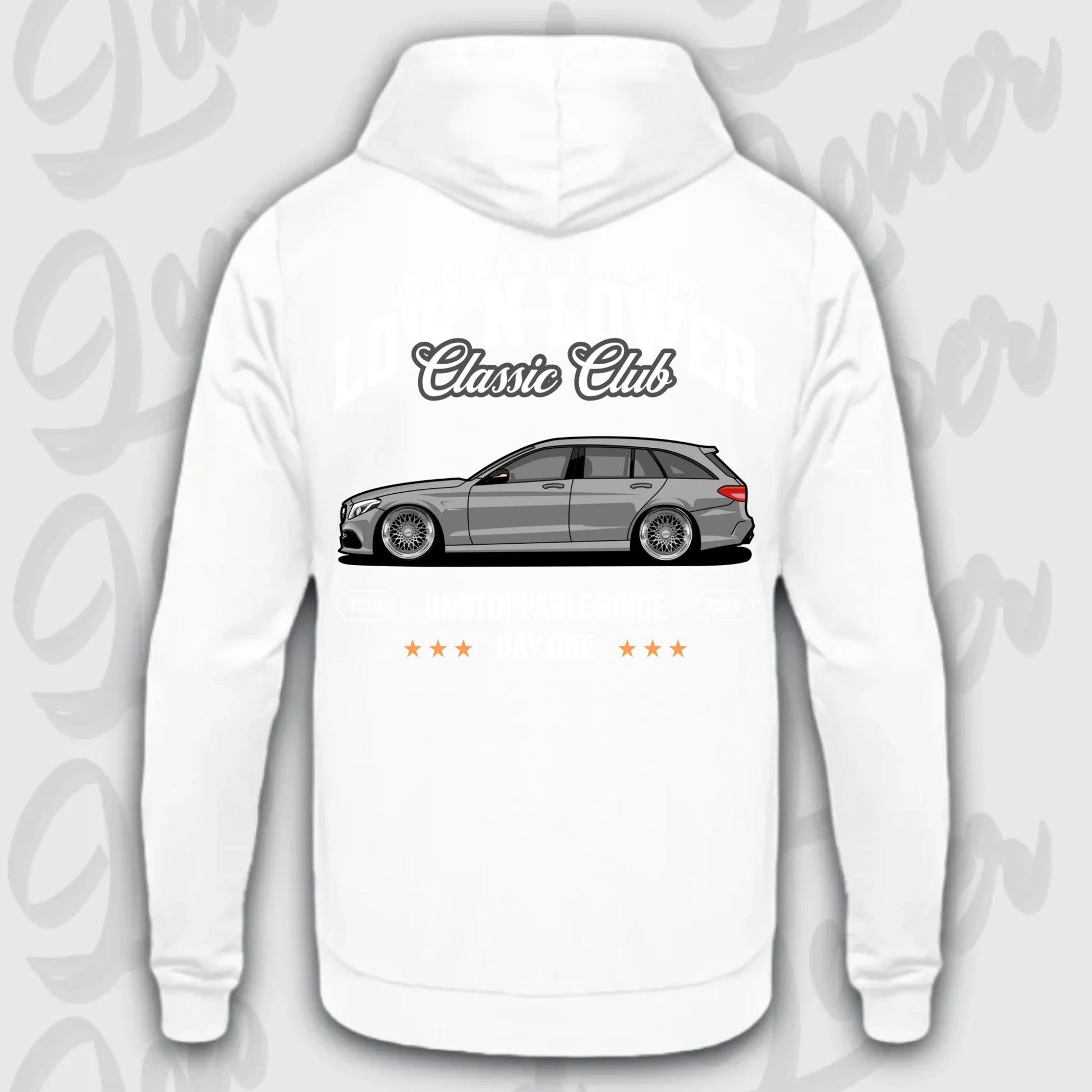 Hoodie W205 - personalisiert Standard Hoodie Arctic-White