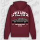 Hoodie RS3 C8 - personalisiert Premium Hoodie Burgundy