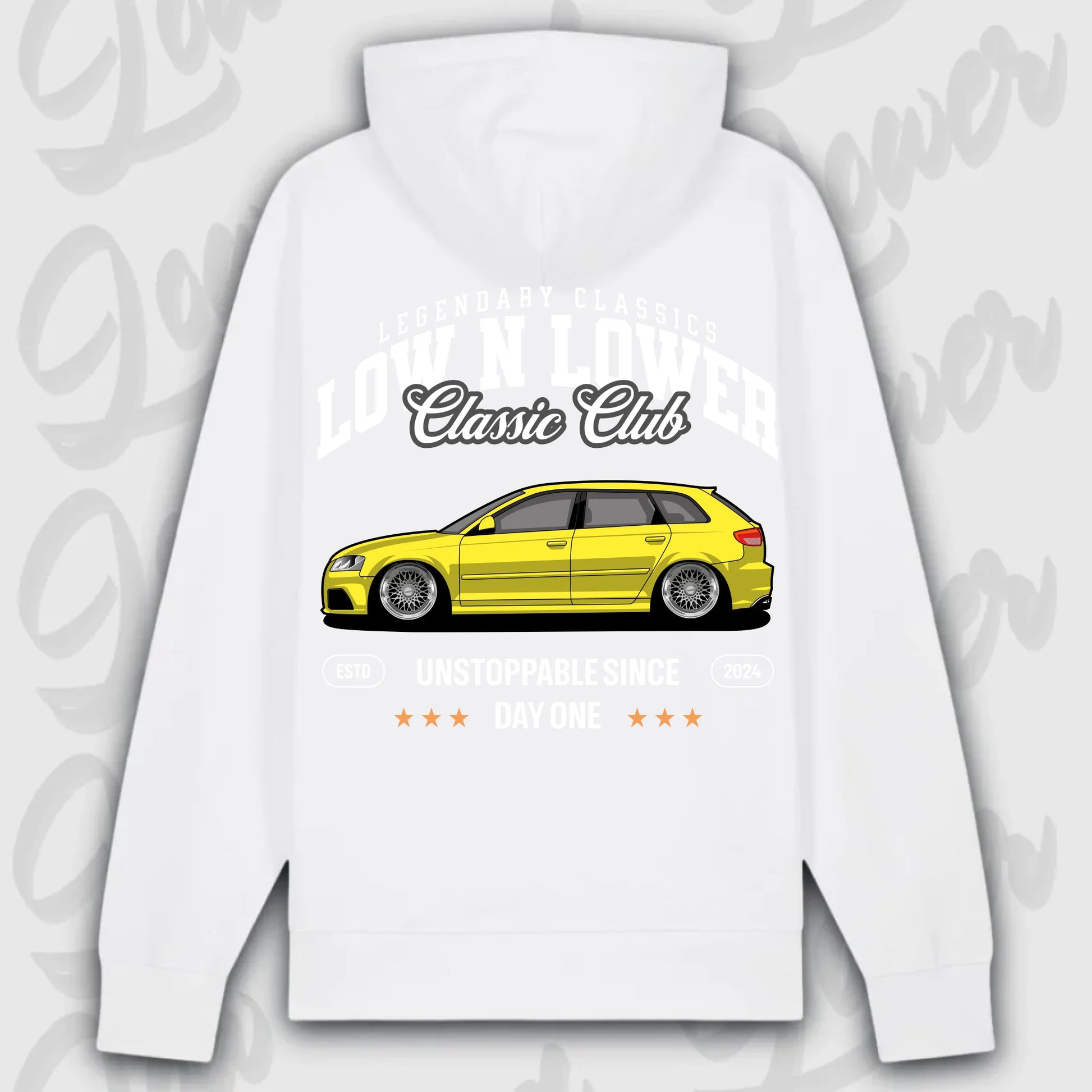 Hoodie RS3 8P - personalisierbar Premium Hoodie White