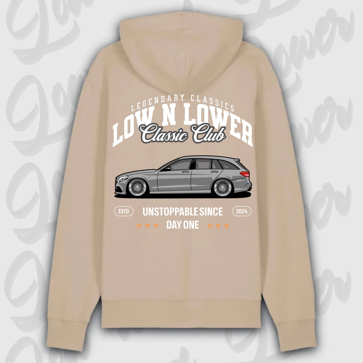 Hoodie W205 - personalisiert Premium Hoodie Desert-Dust