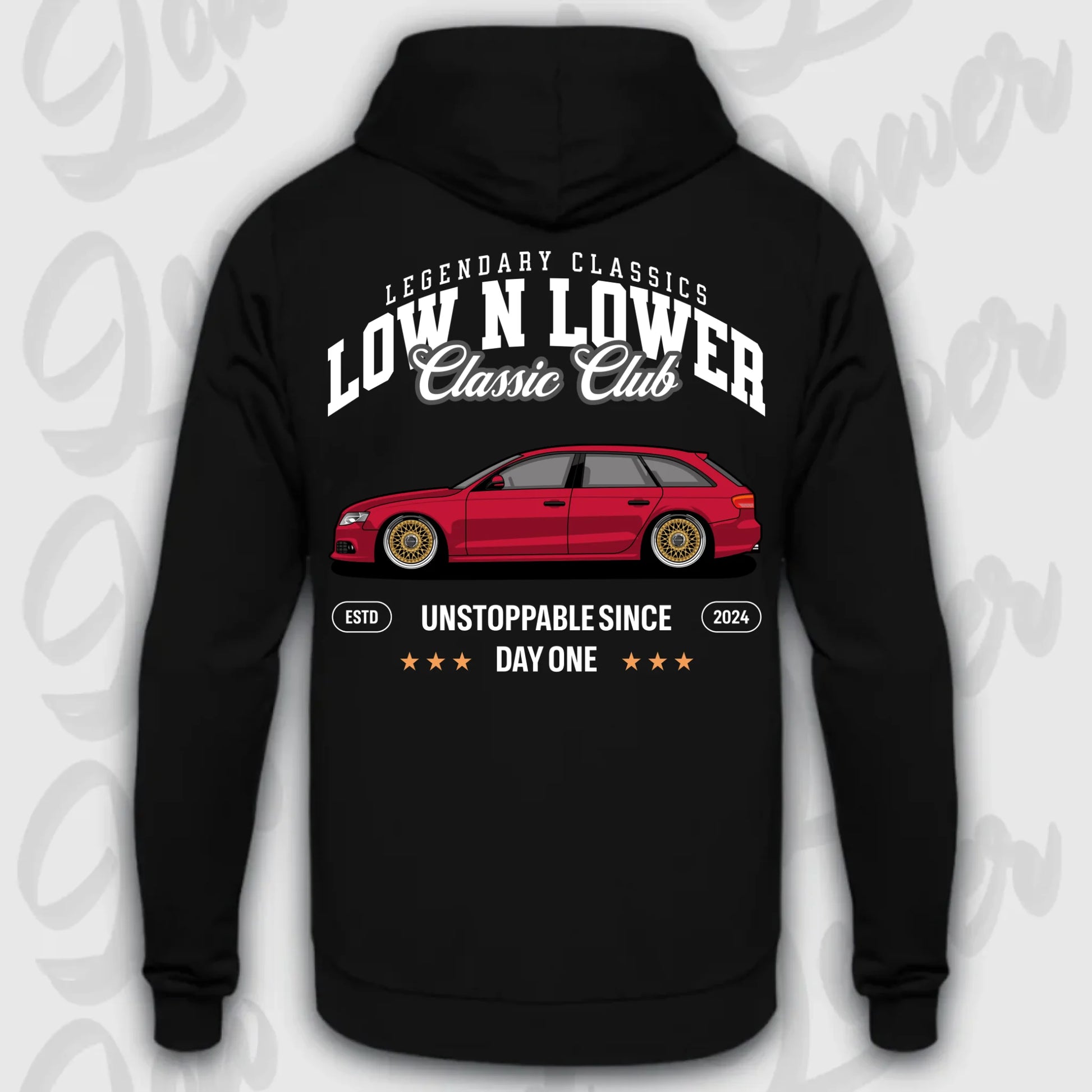 Hoodie B8 Avant - personalisiert Standard Hoodie Deep-Black