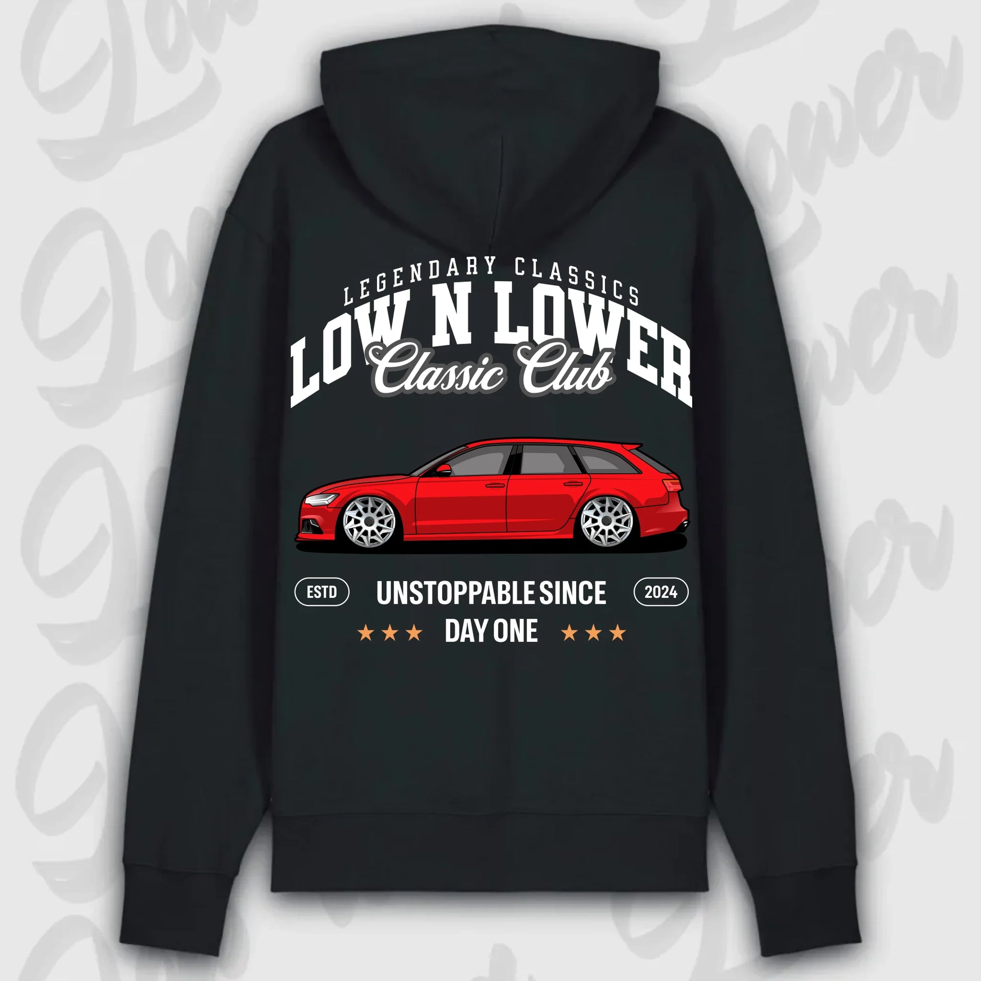 Hoodie RS6 Avant - personalisiert Premium Hoodie Black