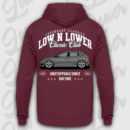 Hoodie Leon III - personalisiert Standard Hoodie Burgundy
