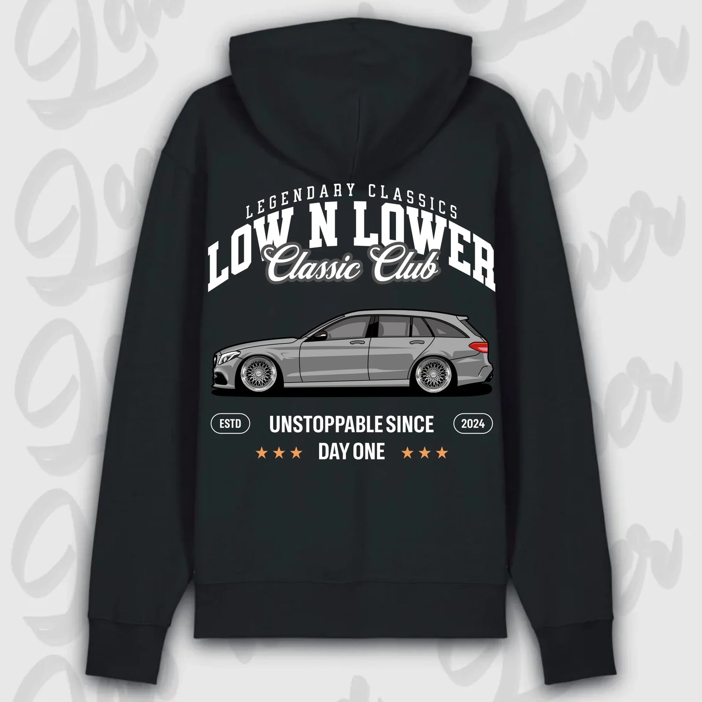 Hoodie W205 - personalisiert Premium Hoodie Black