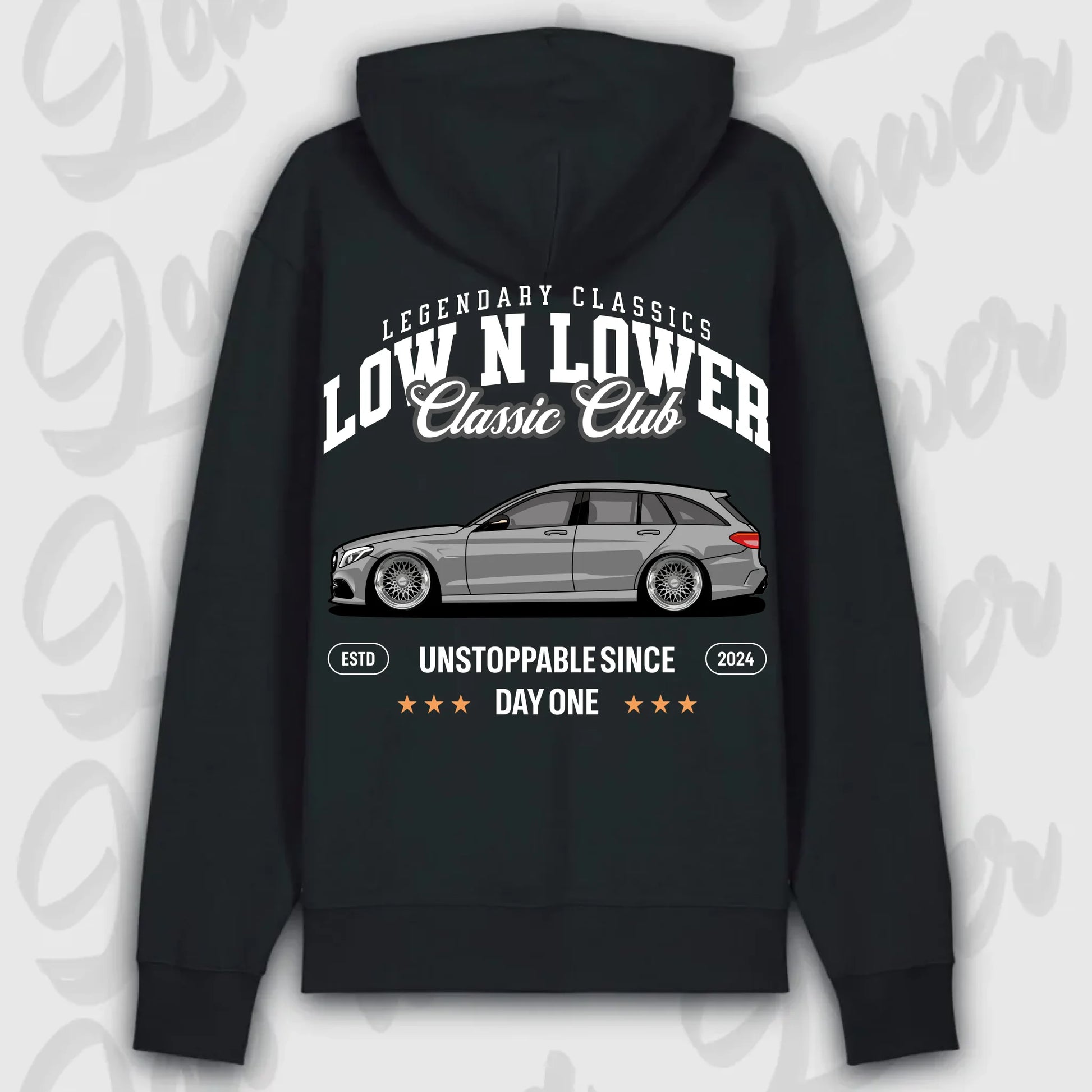 Hoodie W205 - personalisiert Premium Hoodie Black