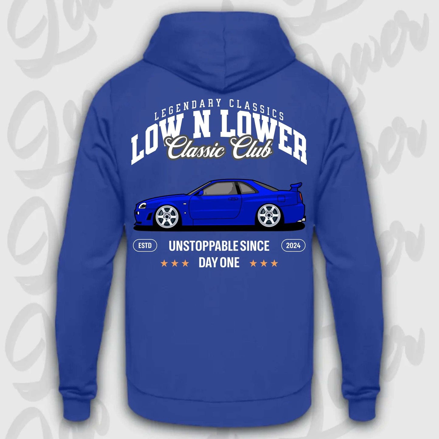 Hoodie Skyline GT-R34 - personalisiert Standard Hoodie Royal-Blue