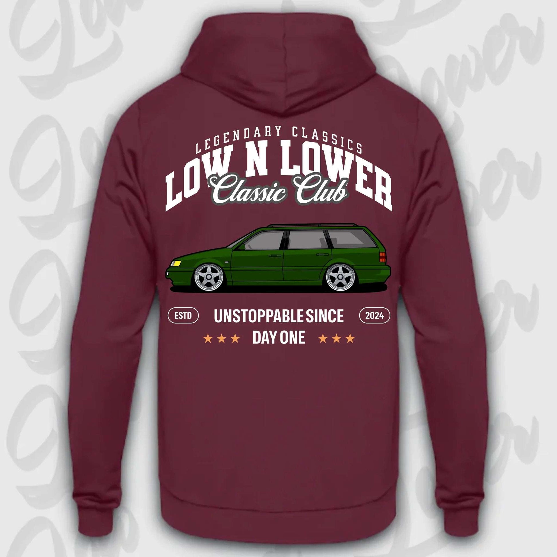 Hoodie 35i - personalisiert Standard Hoodie Burgundy