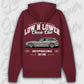 Hoodie W205 - personalisiert Premium Hoodie Burgundy
