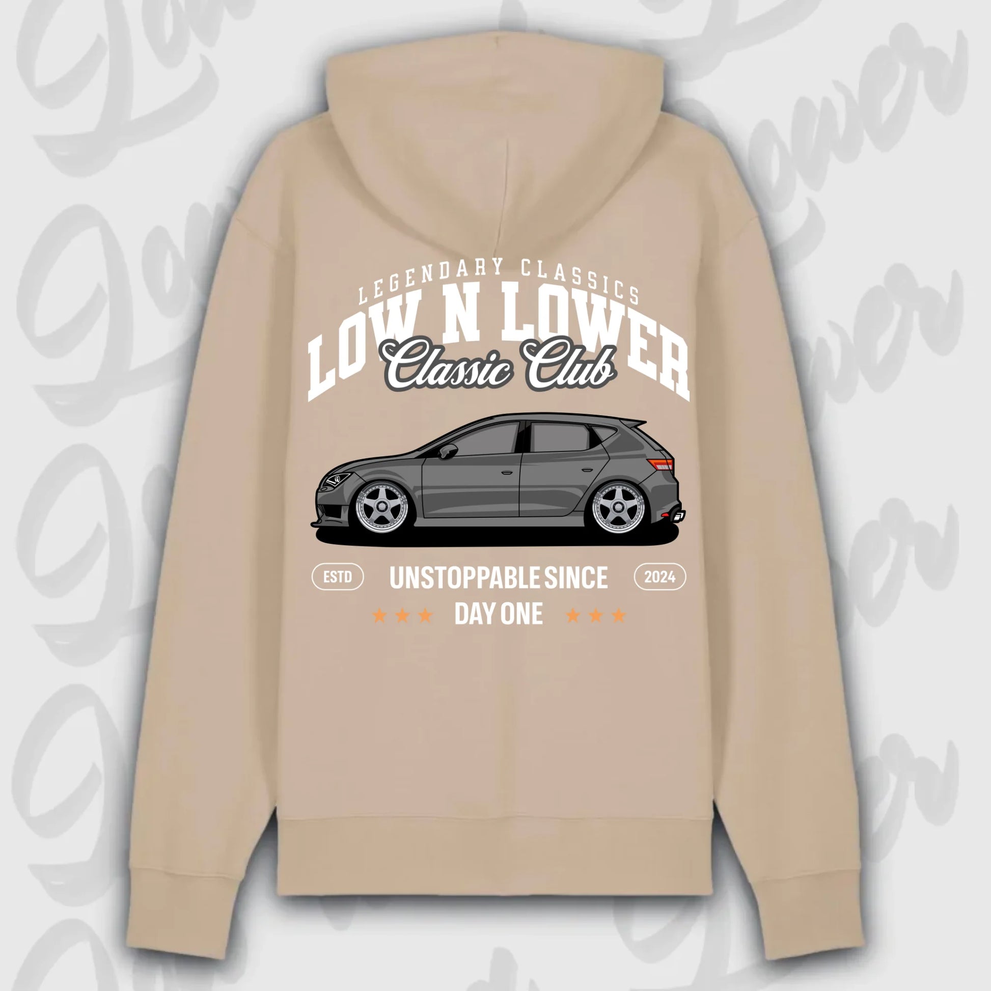 Hoodie Leon III - personalisiert Premium Hoodie Desert-Dust