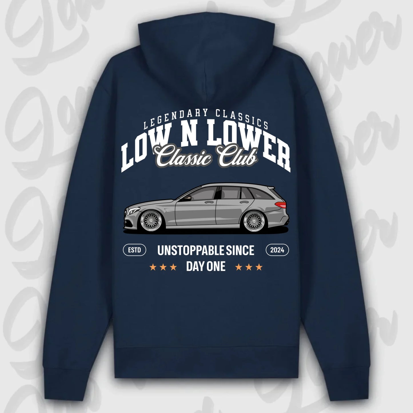Hoodie W205 - personalisiert Premium Hoodie French-Navy