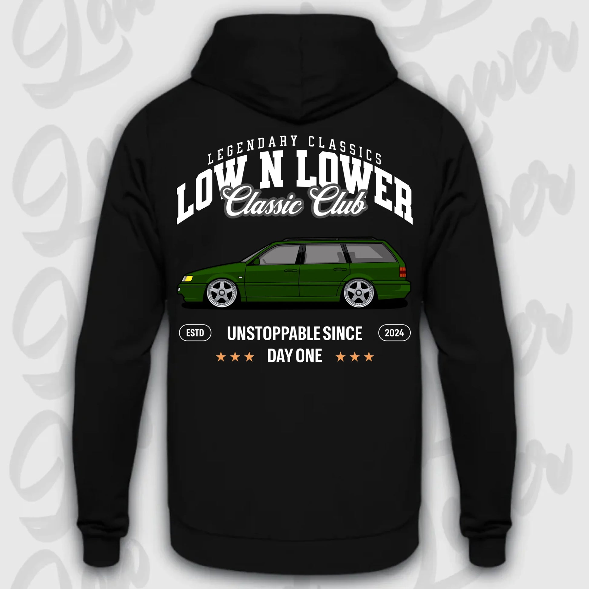 Hoodie 35i - personalisiert Standard Hoodie Deep-Black