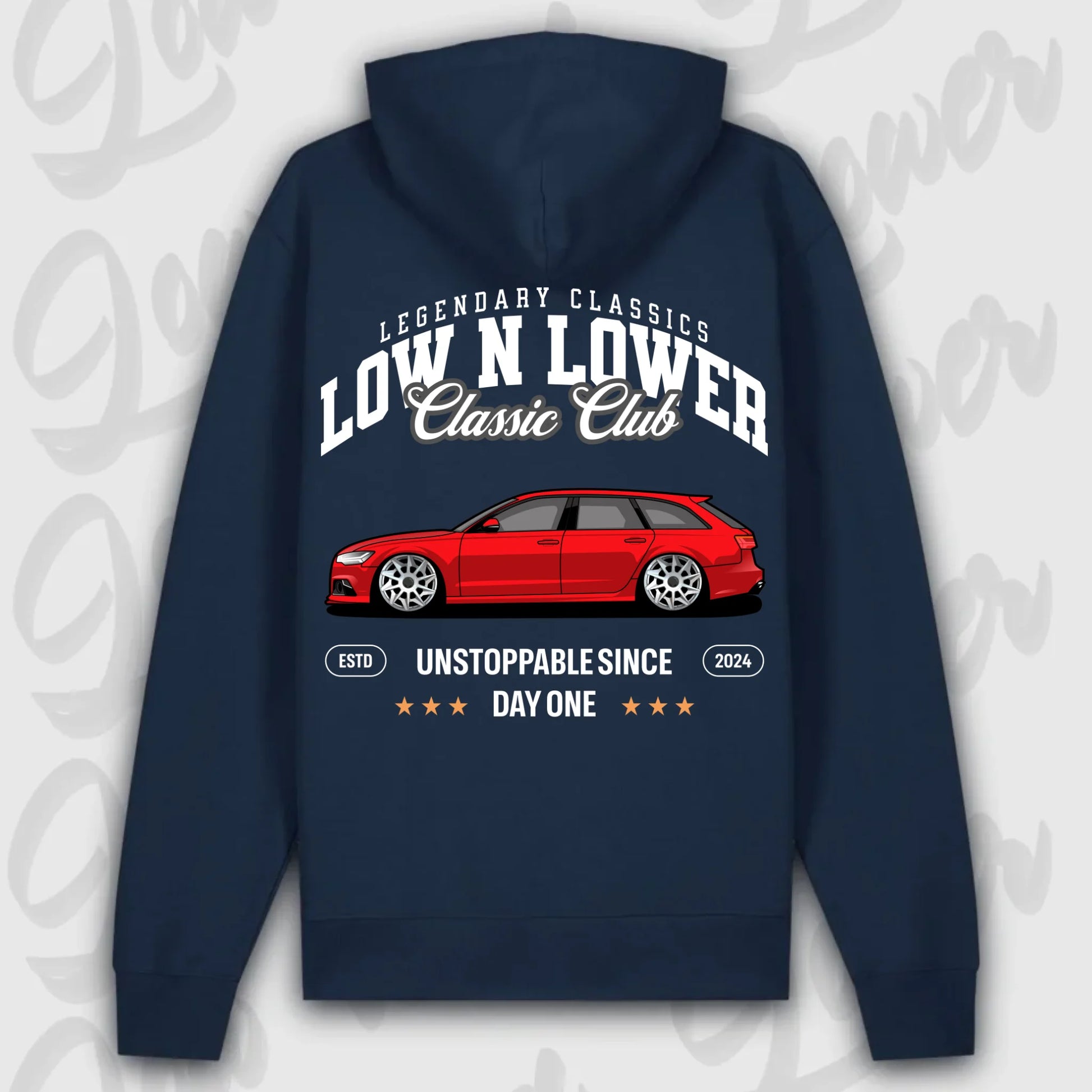 Hoodie RS6 Avant - personalisiert Premium Hoodie French-Navy