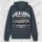 Hoodie W205 - personalisiert Premium Hoodie India-Ink-Grey