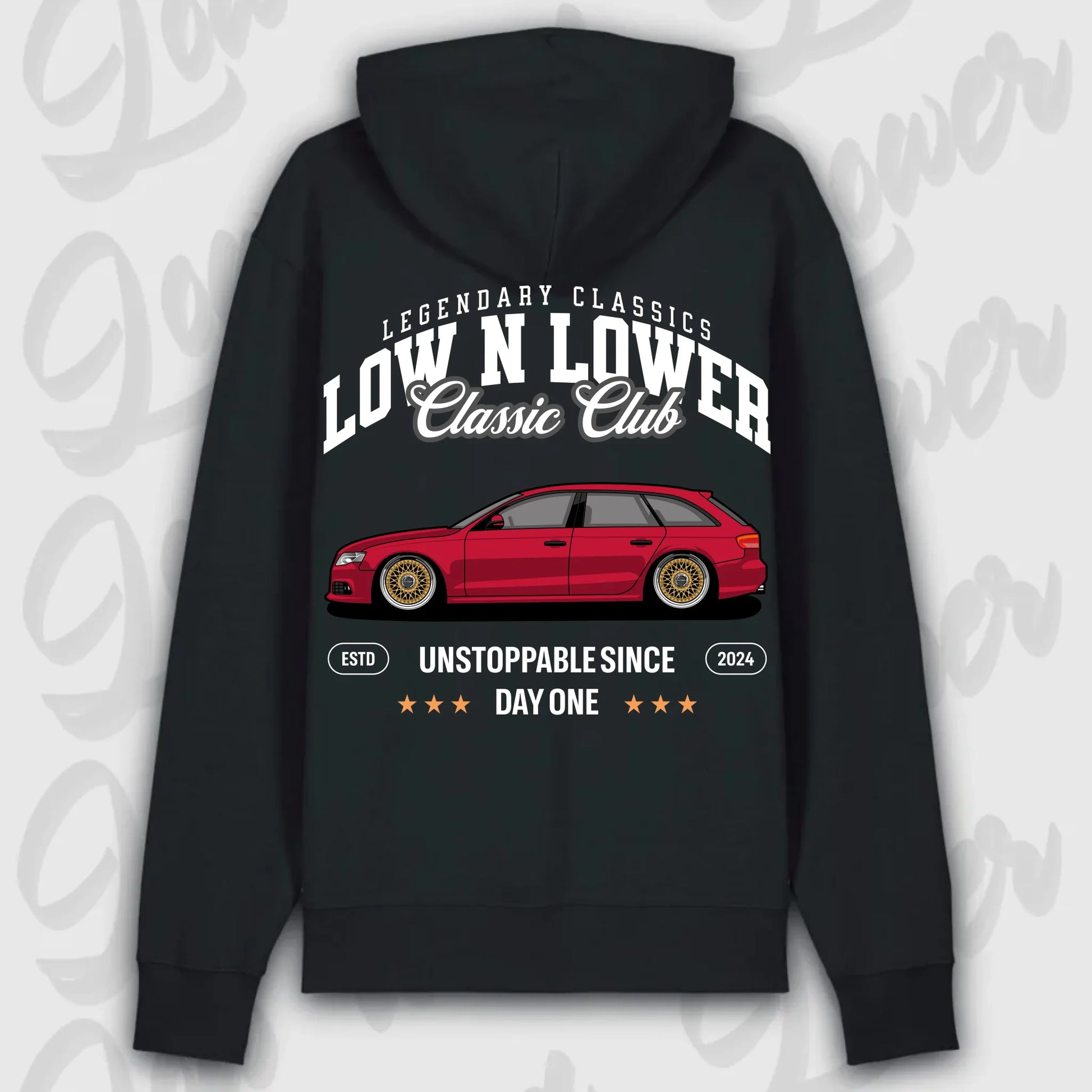 Hoodie B8 Avant - personalisiert Premium Hoodie Black