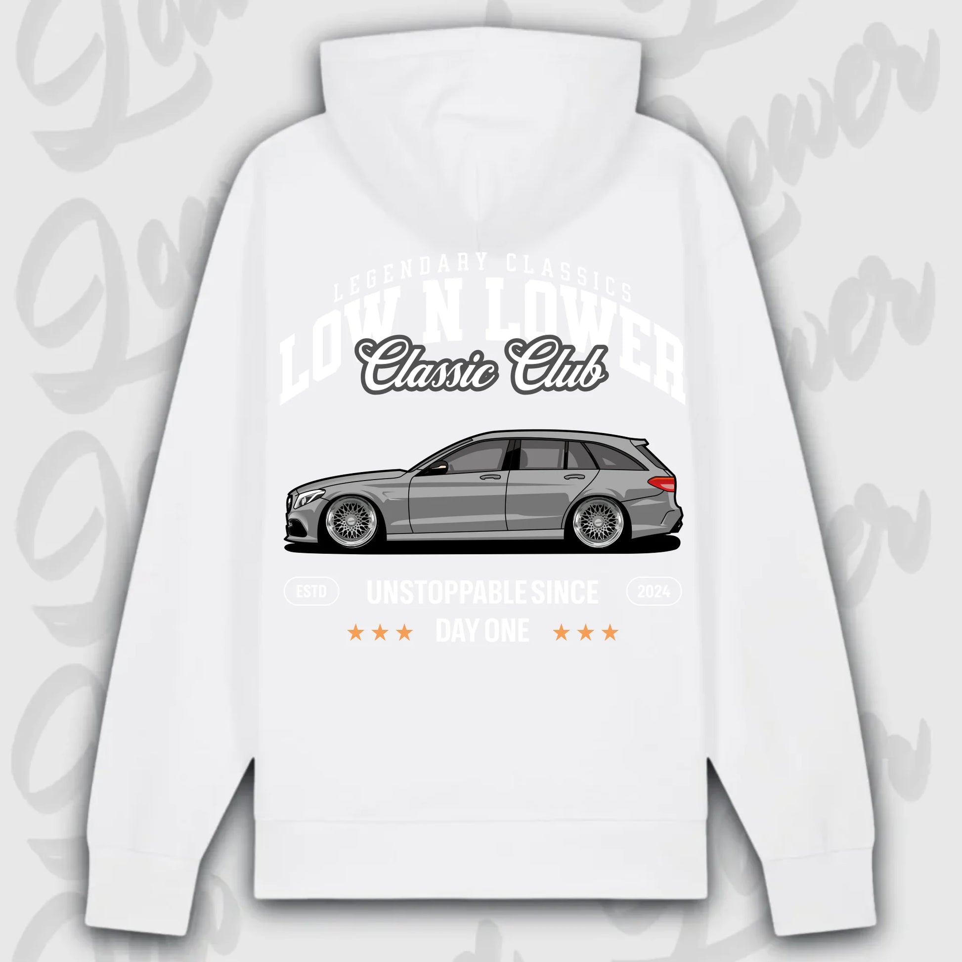Hoodie W205 - personalisiert Premium Hoodie White