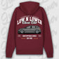 Hoodie Leon III - personalisiert Premium Hoodie Burgundy
