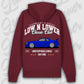 Hoodie Skyline GT-R34 - personalisiert Premium Hoodie Burgundy