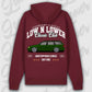 Hoodie 35i - personalisiert Premium Hoodie Burgundy