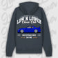 Hoodie Skyline GT-R34 - personalisiert Premium Hoodie India-Ink-Grey