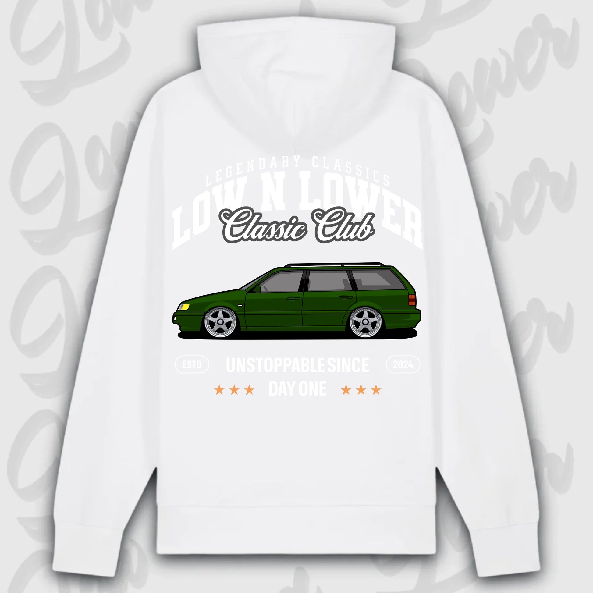 Hoodie 35i - personalisiert Premium Hoodie White