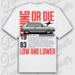 T-Shirt MK 2 - personalisierbar Oversized T-Shirt ( Back Print ) White