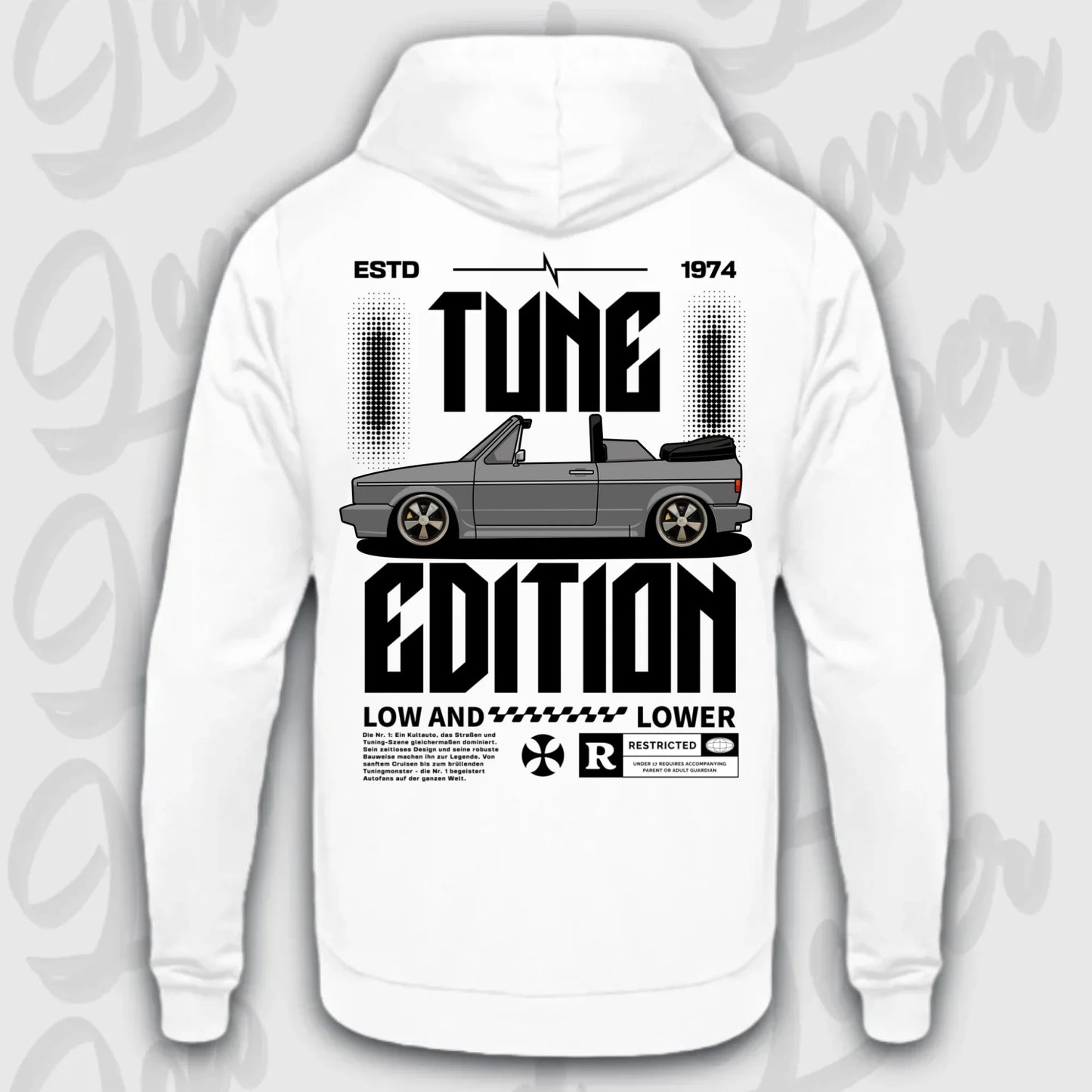 Mockup Stand hoodie teeinblue - Shirt stand 2