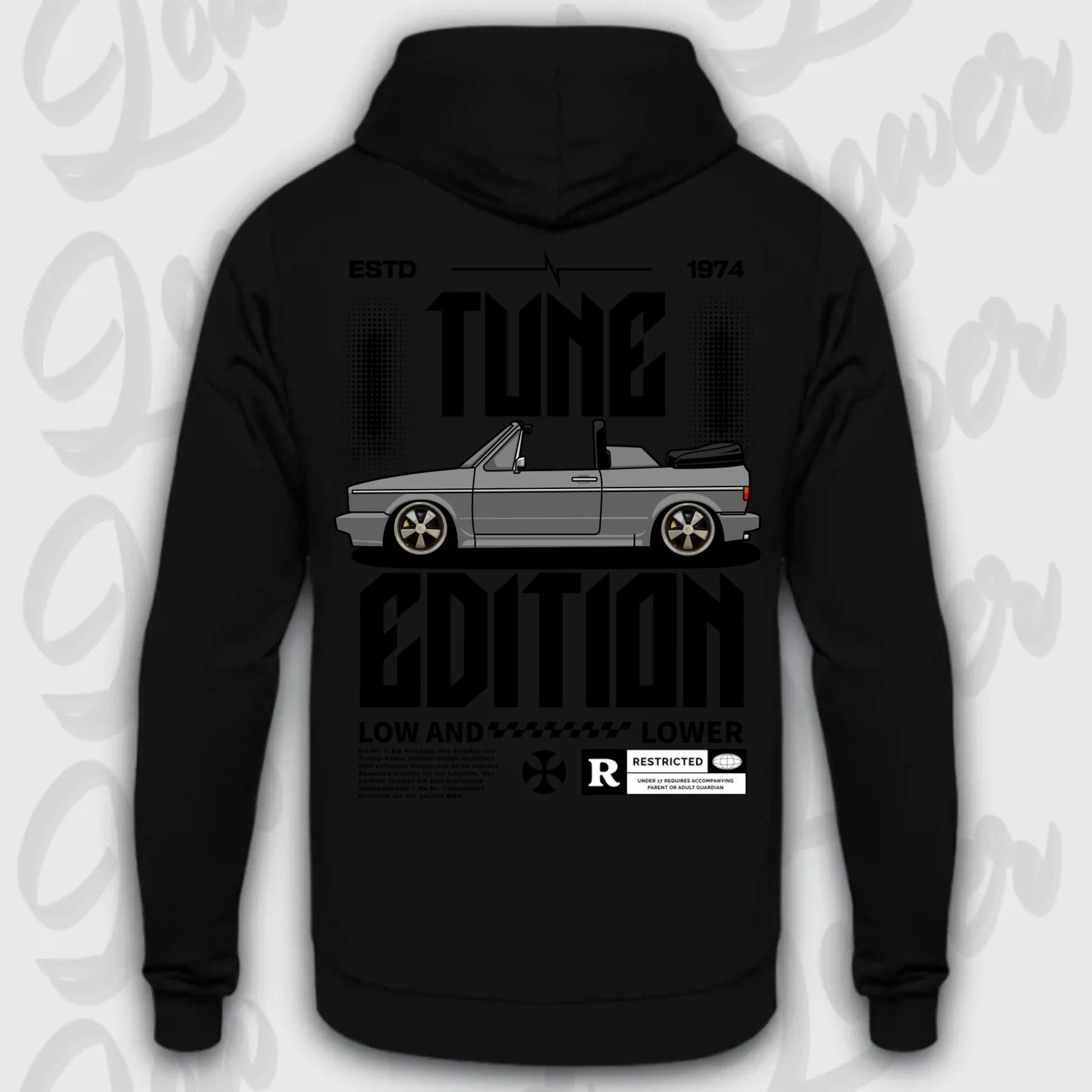 Mockup Stand hoodie teeinblue -      