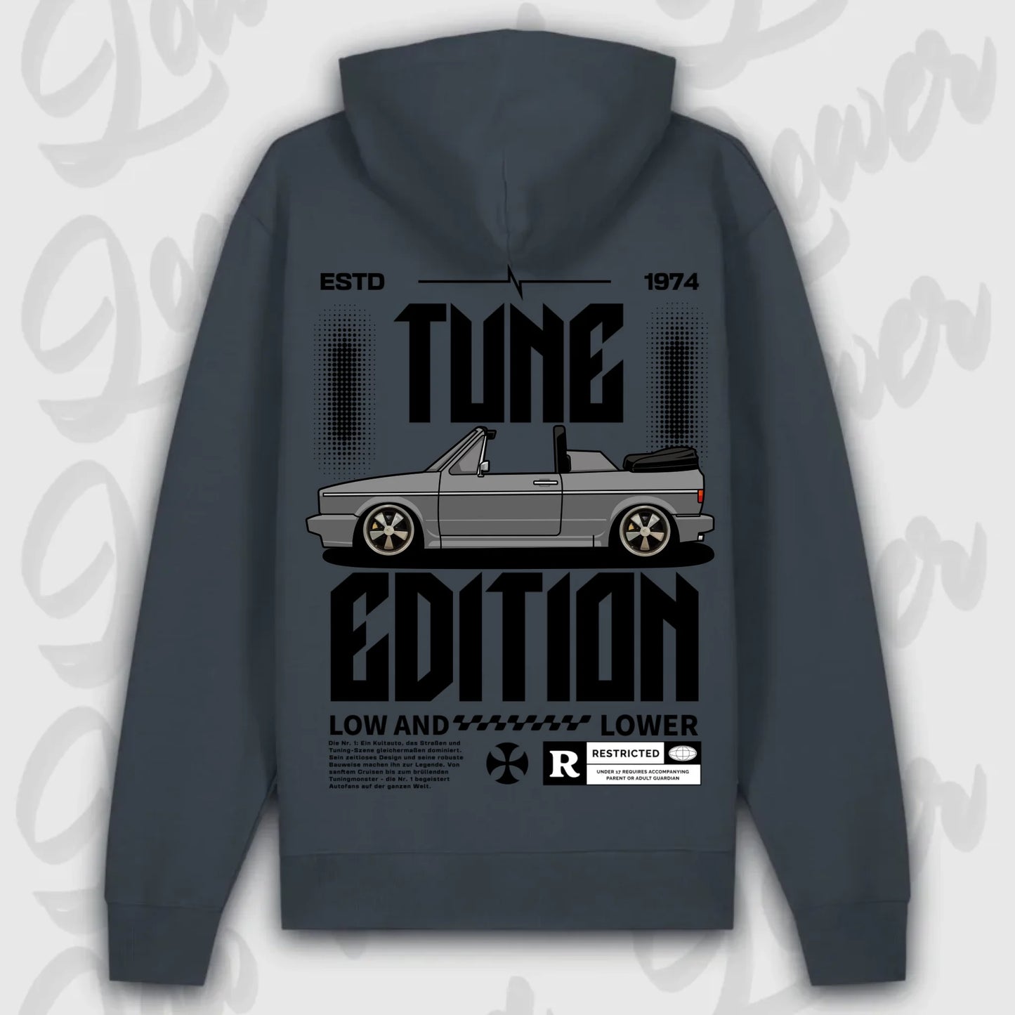 Mockup Premium Hoodie teeinblue - shirt Over 1