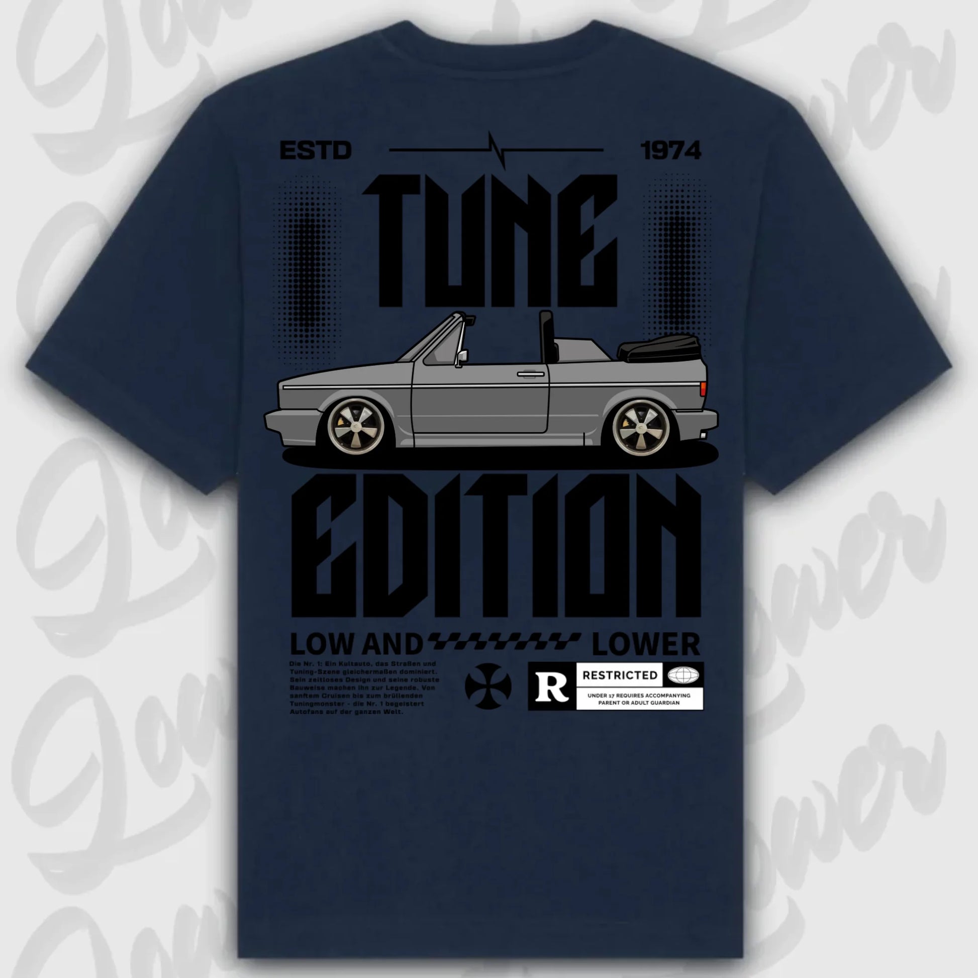 Mockup Stand shirt teeinblue - shirt 5