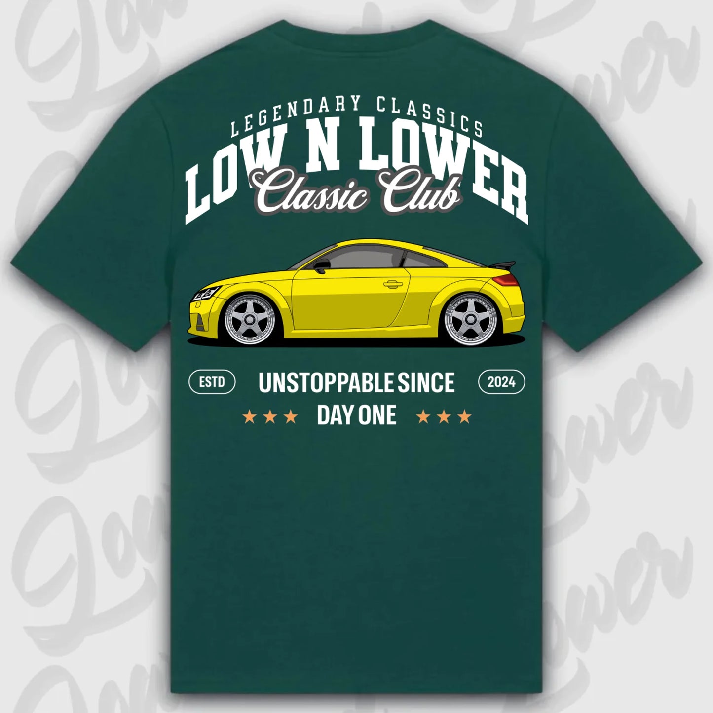 Mockup Stand shirt teeinblue -      