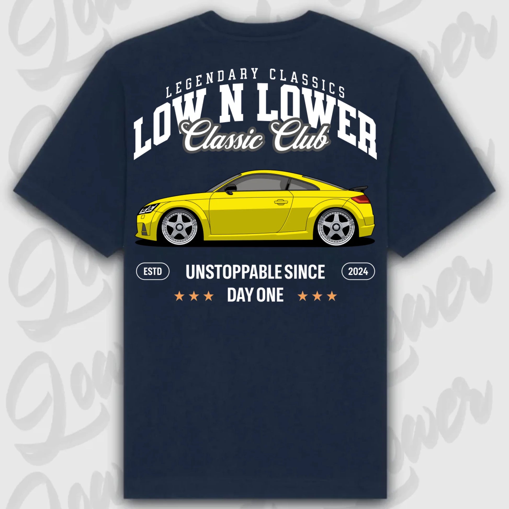 Mockup Stand shirt teeinblue - shirt 5