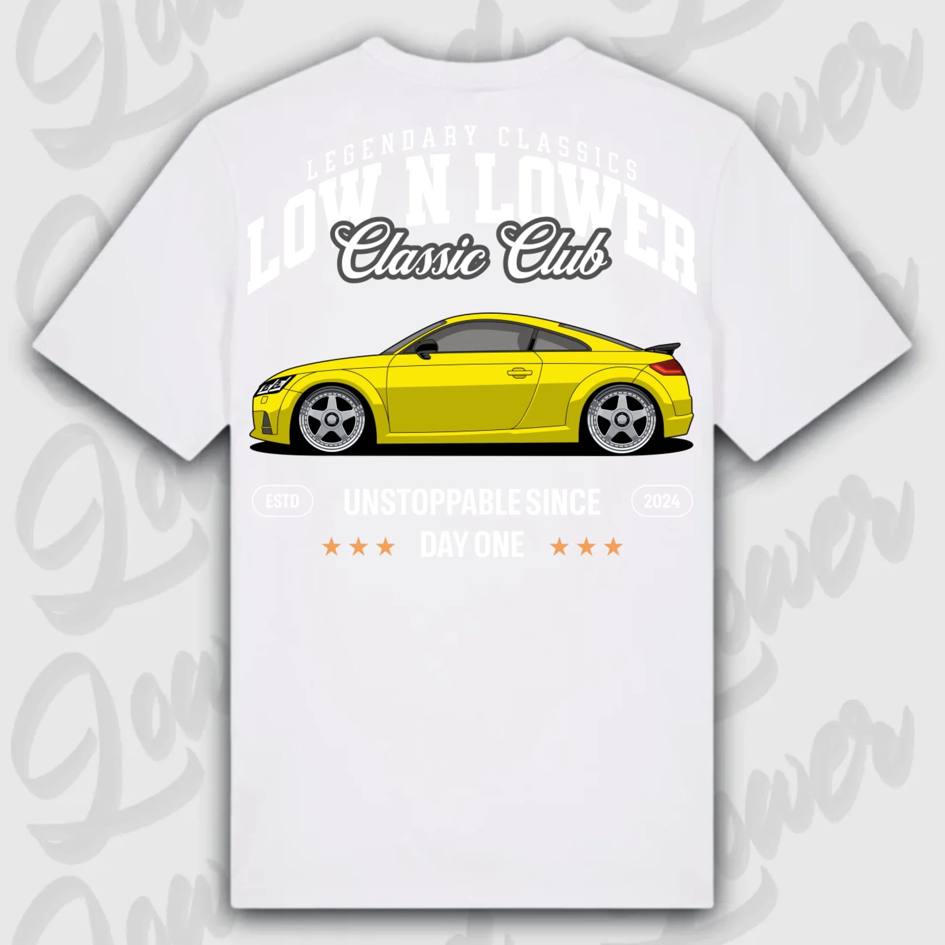 Mockup Stand shirt teeinblue - Shirt 4