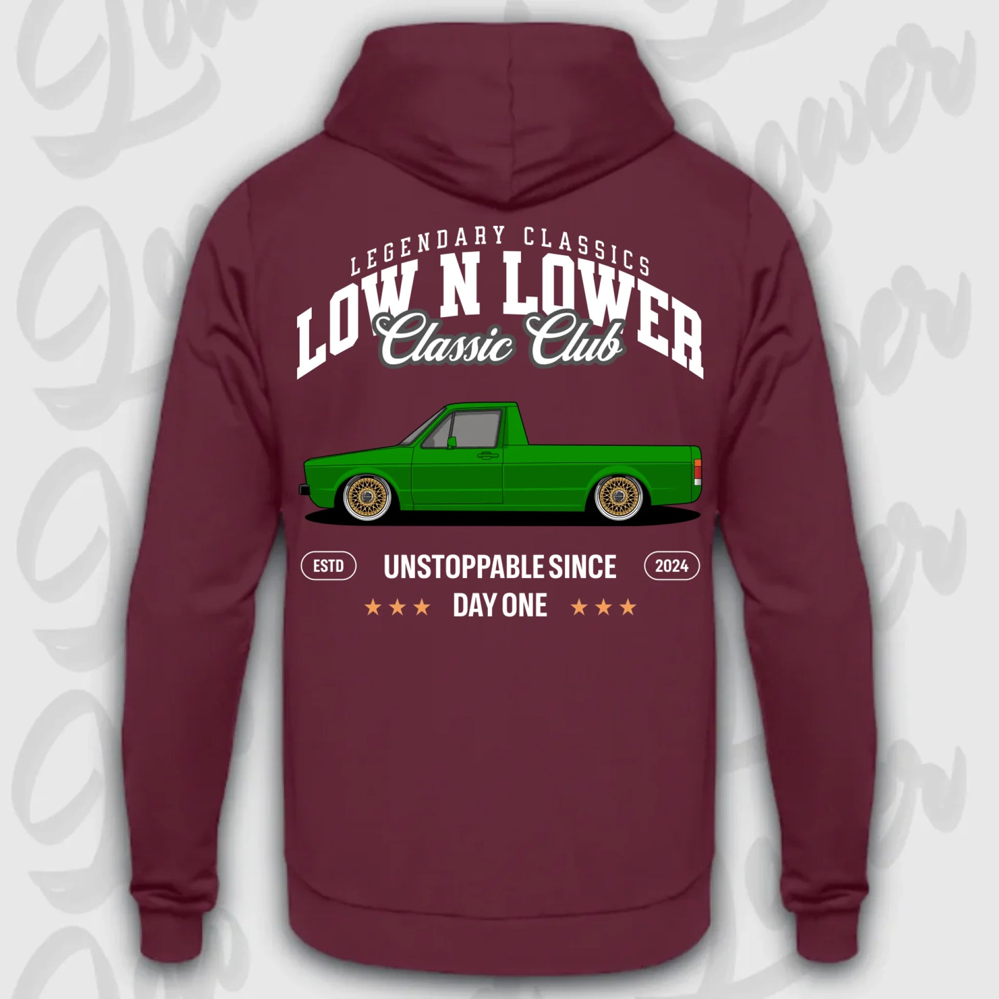 Mockup Stand hoodie teeinblue - Shirt 4