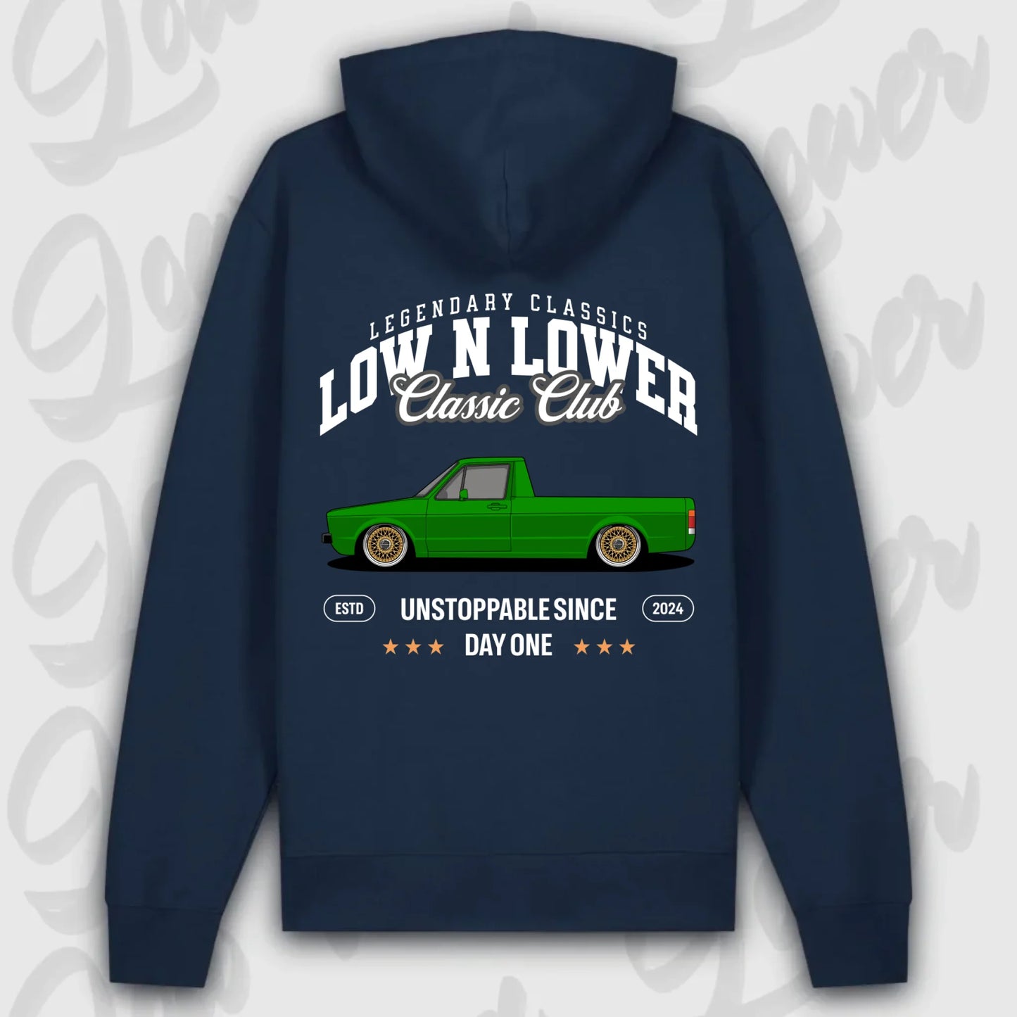 Mockup Premium Hoodie teeinblue - Shirt stand 2