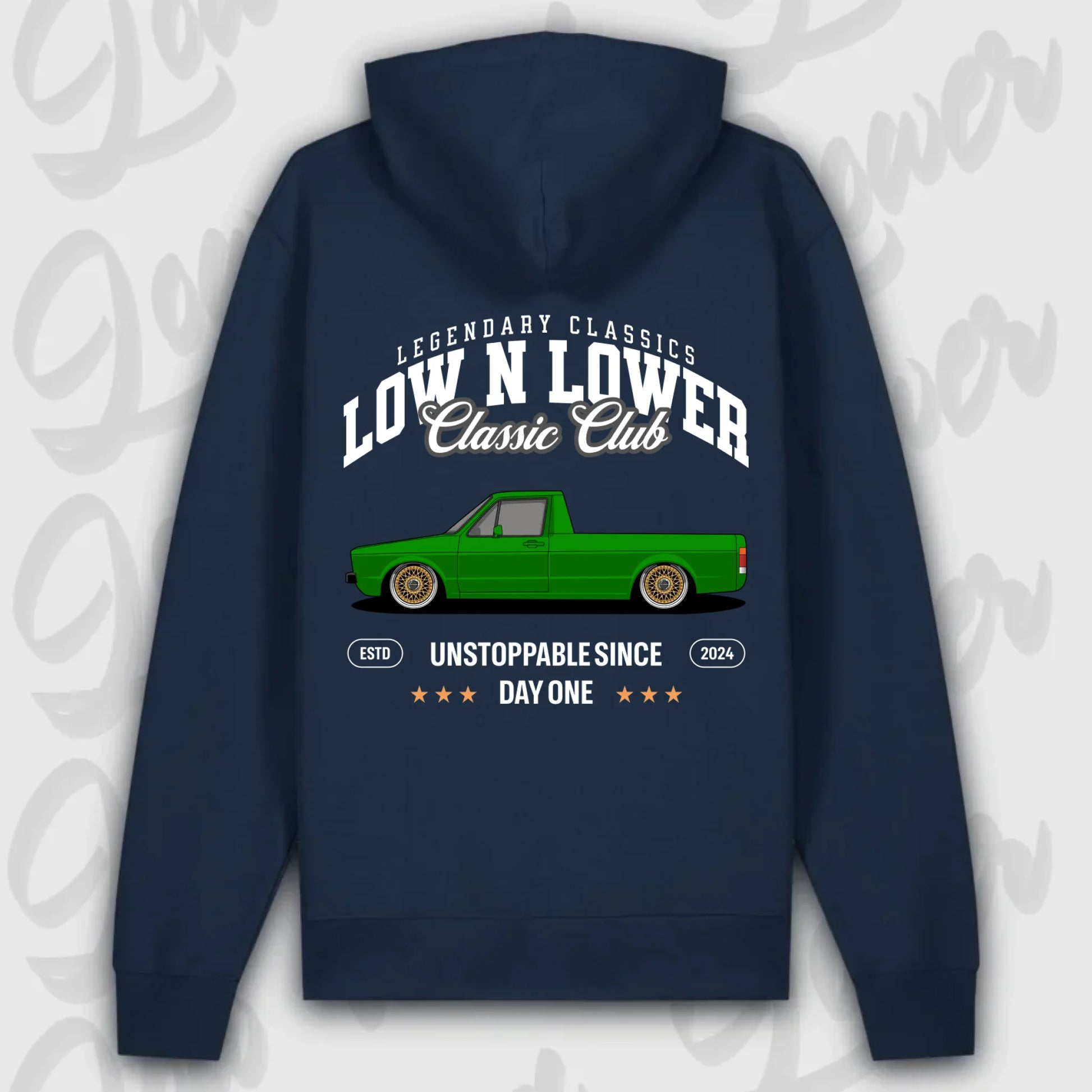 Mockup Premium Hoodie teeinblue - Shirt stand 2