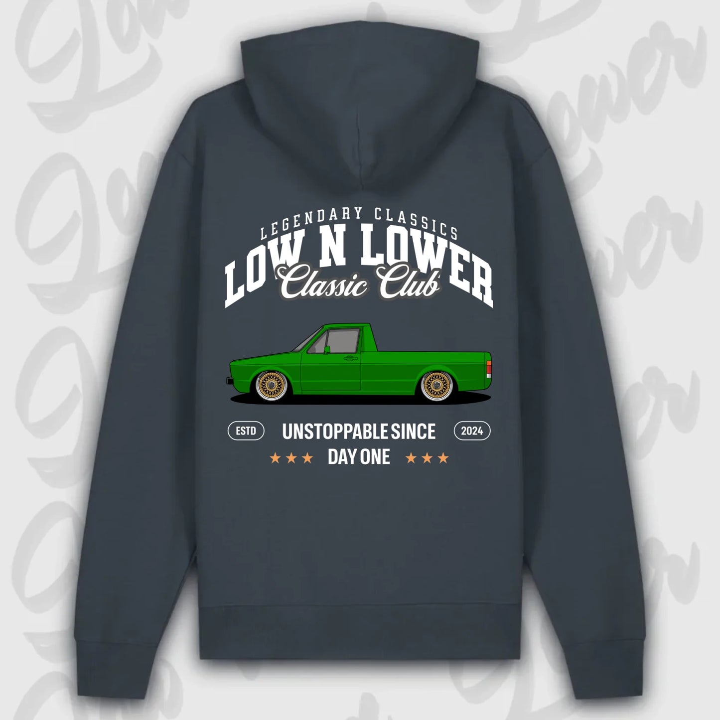 Mockup Premium Hoodie teeinblue - shirt Over 1