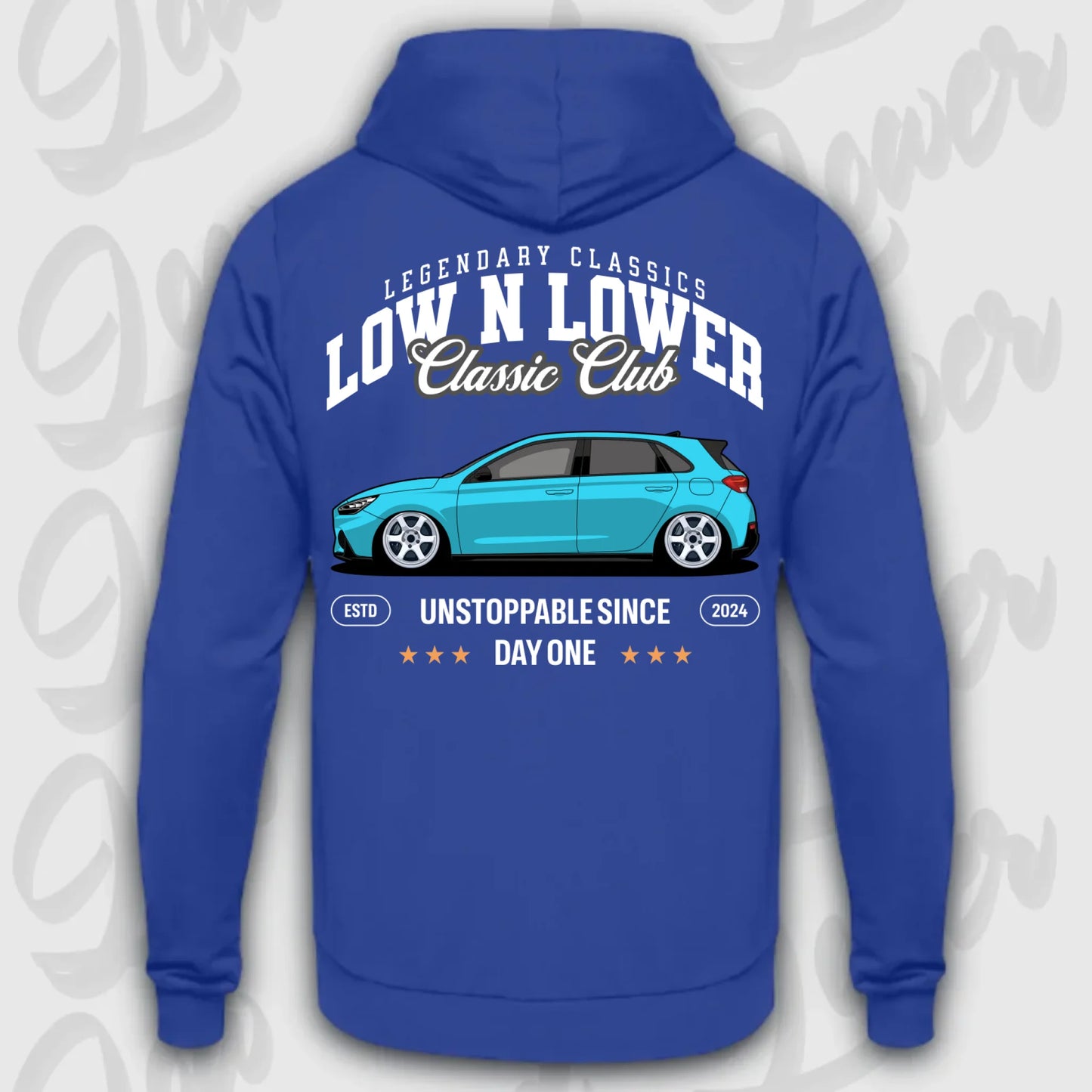 Mockup Stand hoodie teeinblue - shirt 5