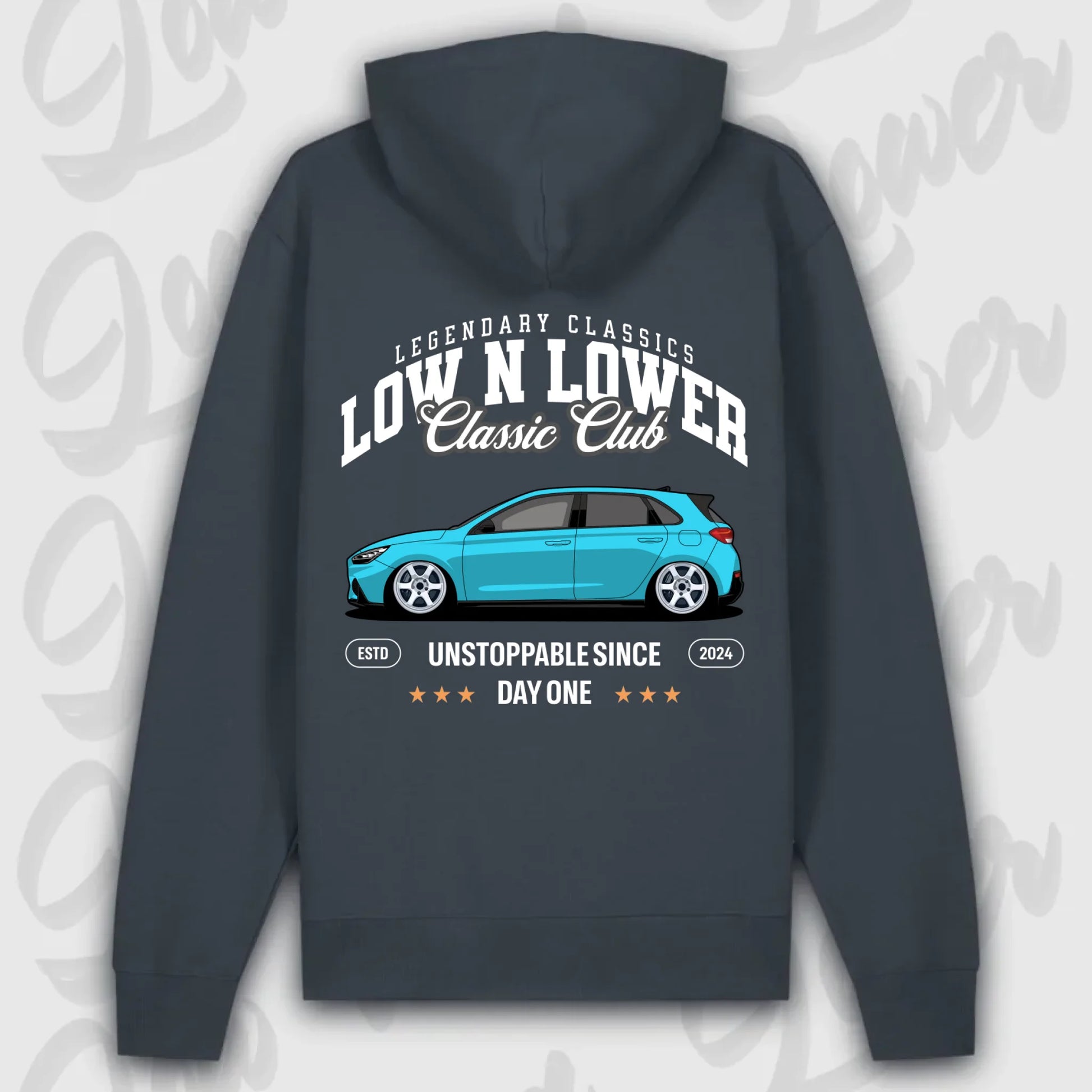 Mockup Premium Hoodie teeinblue - shirt Over 1
