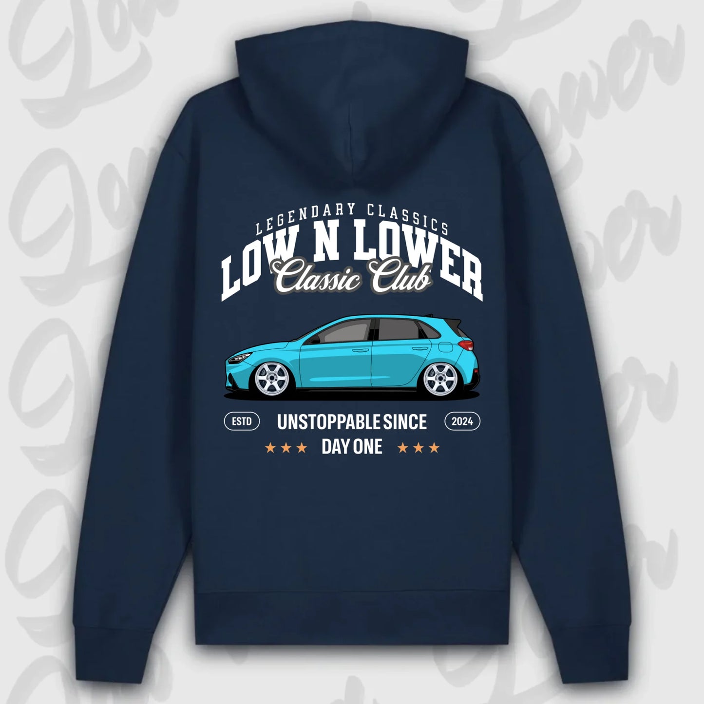 Mockup Premium Hoodie teeinblue - Shirt stand 2