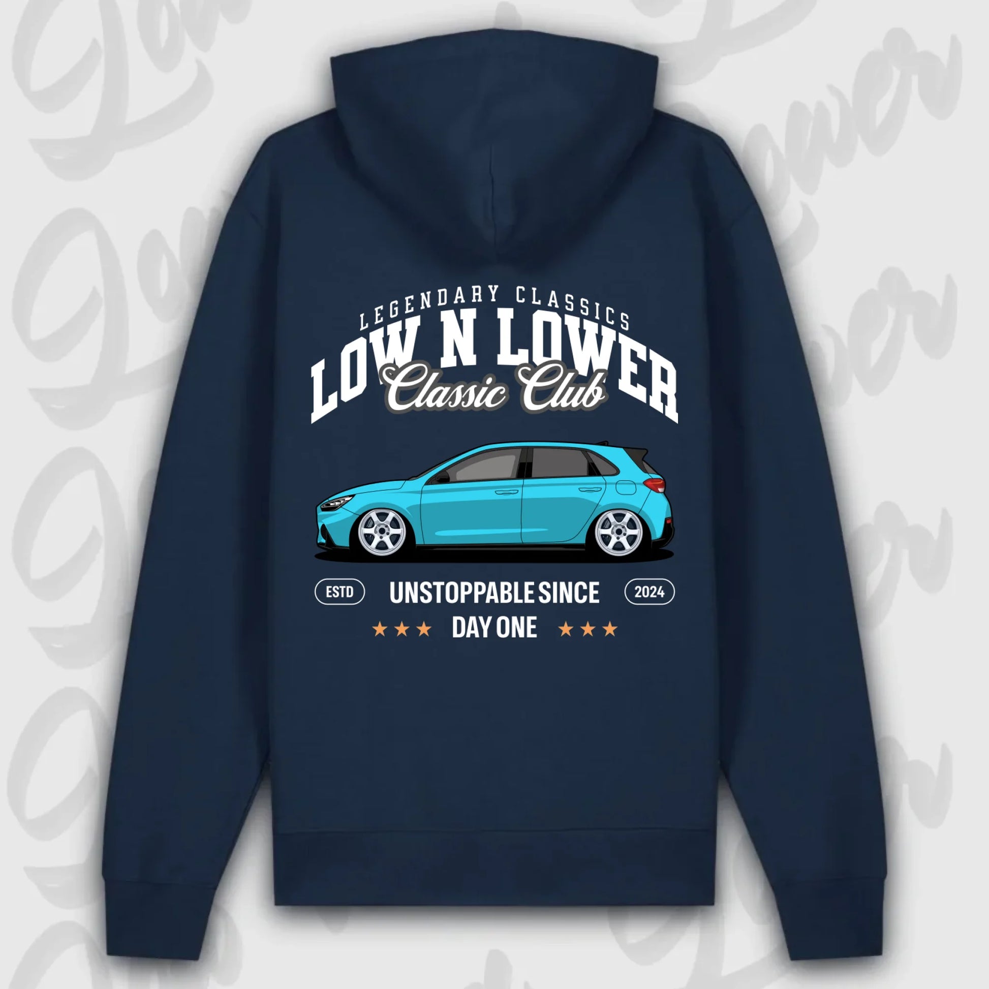 Mockup Premium Hoodie teeinblue - Shirt stand 2